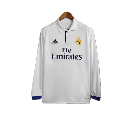 Real Madrid 16/17 Home Jersey - Long sleeve
